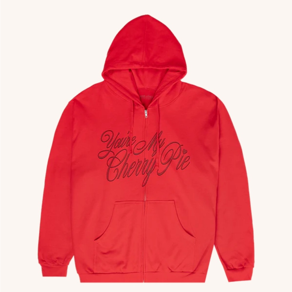 YOU'RE MY CHERRY PIE ZIP HOODIE